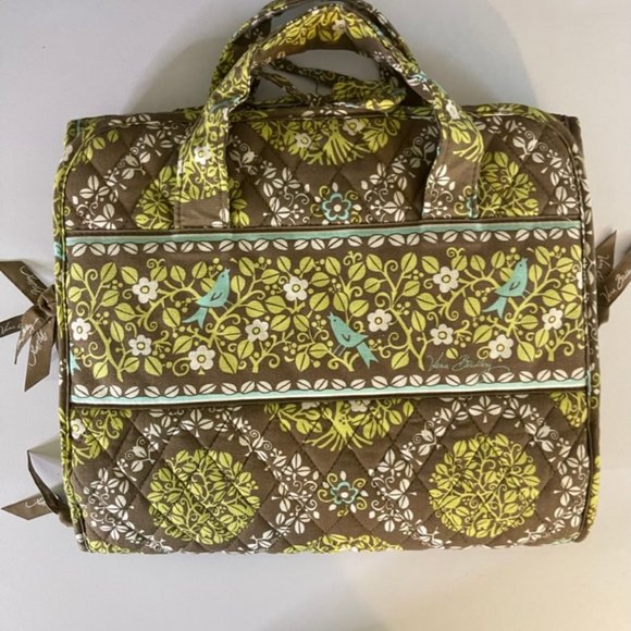 VERA BRADLEY Hanging Multicompartment Toiletry Jewelry Travel Organizer VG Cond. - Picture 7 of 8